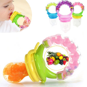 Baby Pacifiers Feeder Kids Fruit Feeder Nipples Feeding Safe Baby